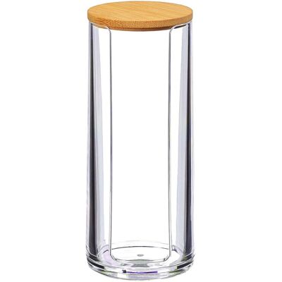 Relaxdays Acryl Wattepadsdispenser - Set von 2 Relaxdays Acryl Wattepadsdispenser - Set von 2