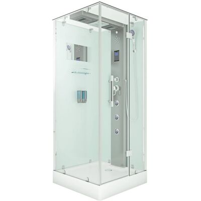 AcquaVapore AquaVapore Duschkabine Komplettdusche D38-10R0-EC Fertigdusche Dusche 90x90 cm AcquaVapore AquaVapore Duschkabine Komplettdusche D38-10R0-EC Fertigdusche Dusche 90x90 cm