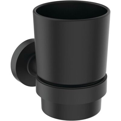 Ideal Standard IOM Satin Black - Zahnbürsten- und Zahnpasta-Behälter Ideal Standard IOM Satin Black - Zahnbürsten- und Zahnpasta-Behälter
