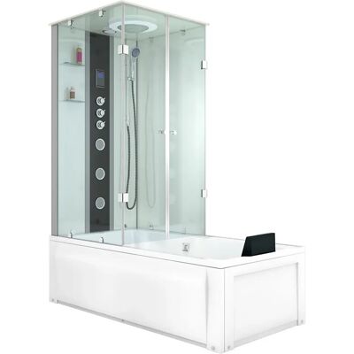 AcquaVapore Whirlpool Dusche Kombination K05-R03-WP-EC Duschtempel 90x180 AcquaVapore Whirlpool Dusche Kombination K05-R03-WP-EC Duschtempel 90x180