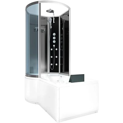 AcquaVapore Kombination Whirlpool Dusche K50-R32-WP-EC Duschkabine Wanne 100x170 AcquaVapore Kombination Whirlpool Dusche K50-R32-WP-EC Duschkabine Wanne 100x170
