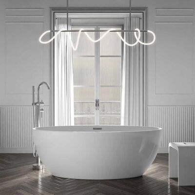 Bernstein Freistehende Badewanne TERRA 2.0 Acryl Weiß Glänzend 170x80 cm Bernstein Freistehende Badewanne TERRA 2.0 Acryl Weiß Glänzend 170x80 cm