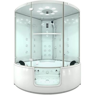AcquaVapore AquaVapore Dampfdusche Whirlpool Dusche Duschkabine K60-WS-EH-EC-SC 140x140cm AcquaVapore AquaVapore Dampfdusche Whirlpool Dusche Duschkabine K60-WS-EH-EC-SC 140x140cm
