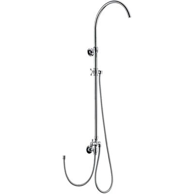 PaulGurkes Dusche Nostalgie Chrom Regendusche Set Aufputz PaulGurkes Dusche Nostalgie Chrom Regendusche Set Aufputz