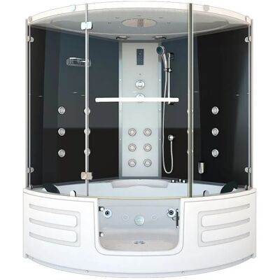 AcquaVapore AquaVapore Dampfdusche Whirlpool Dusche Duschkabine K70-SW-EH-EC-SC 150x150cm AcquaVapore AquaVapore Dampfdusche Whirlpool Dusche Duschkabine K70-SW-EH-EC-SC 150x150cm