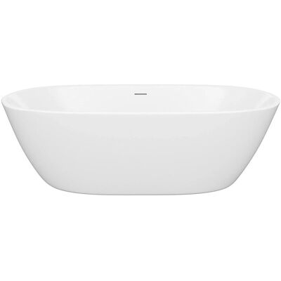 Vente-unique Freistehende Badewanne Sarofa Weiß 180 cm Vente-unique Freistehende Badewanne Sarofa Weiß 180 cm