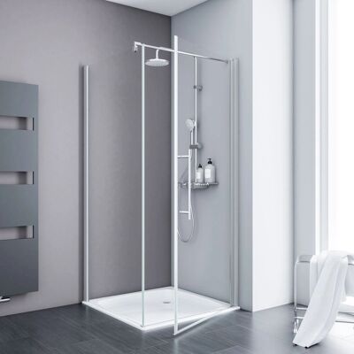 Schulte ExpressPlus 72H Alexa Style 2.0 Duschset - Klarglas 90x90cm / 192cm Schulte ExpressPlus 72H Alexa Style 2.0 Duschset - Klarglas 90x90cm / 192cm