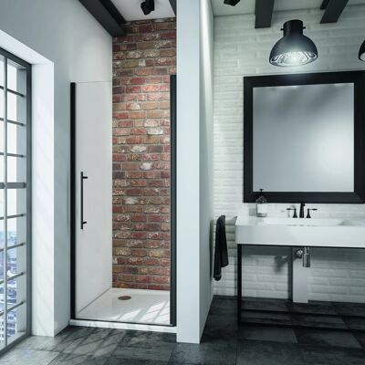 SCHULTE - Alexa Style 2.0 - Mattschwarz - 90x192 cm - Duschkabine SCHULTE - Alexa Style 2.0 - Mattschwarz - 90x192 cm - Duschkabine