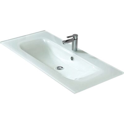 Pelipal Glas-Waschbecken 107 cm Trentino Pelipal Glas-Waschbecken 107 cm Trentino