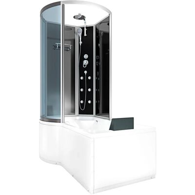 AcquaVapore Kombination Badewanne Dusche K50-R30-EC Duschtempel 100x170 AcquaVapore Kombination Badewanne Dusche K50-R30-EC Duschtempel 100x170
