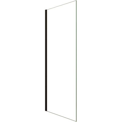 AICA Walk In Schwarzrahmen Duschwand B.100 x H.200cm 8mm NANO ESG Glas Duschabtrennung Duschtrennwand AICA Walk In Schwarzrahmen Duschwand B.100 x H.200cm 8mm NANO ESG Glas Duschabtrennung Duschtrennwand