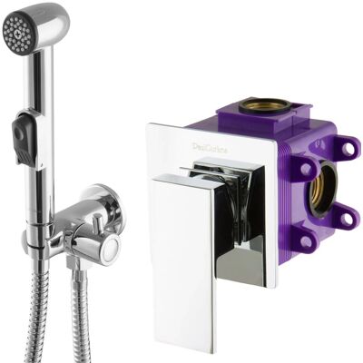 PaulGurkes Unterputz Bidet Set Brause mit Armatur Eckig PaulGurkes Unterputz Bidet Set Brause mit Armatur Eckig