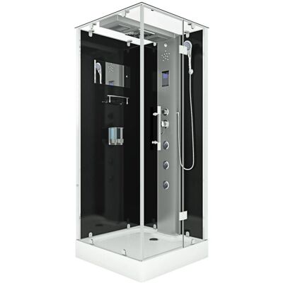 AcquaVapore AquaVapore Duschkabine Komplettdusche D38-13R0-EC Fertigdusche Dusche 90x90 cm AcquaVapore AquaVapore Duschkabine Komplettdusche D38-13R0-EC Fertigdusche Dusche 90x90 cm