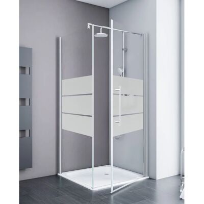 Schulte Alu-Natur Duschkabine - Alexa Style 2.0 - Dreh-/Schwingtür - Sicherheitsglas Schulte Alu-Natur Duschkabine - Alexa Style 2.0 - Dreh-/Schwingtür - Sicherheitsglas