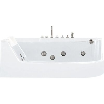 Vente-unique Whirlpoolbadewanne Aria Weiß 170 cm Vente-unique Whirlpoolbadewanne Aria Weiß 170 cm