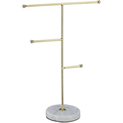 Relaxdays Schmuckständer Metall Gold 26 cm x 19 cm x 8 cm 260 g Relaxdays Schmuckständer Metall Gold 26 cm x 19 cm x 8 cm 260 g