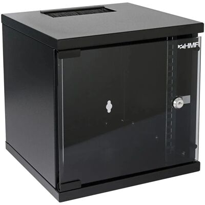 HMF 63406-02 Serverschrank Netzwerkschrank 6HE Wandgehäuse 10 Zoll Rack Schwarz HMF 63406-02 Serverschrank Netzwerkschrank 6HE Wandgehäuse 10 Zoll Rack Schwarz