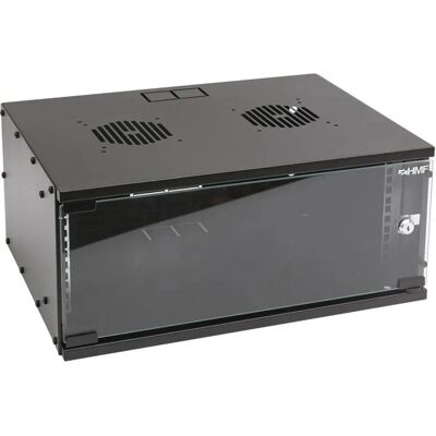 HMF 65704-02 Serverschrank Netzwerkschrank 4HE Unmontiert 19 Zoll Rack Schwarz HMF 65704-02 Serverschrank Netzwerkschrank 4HE Unmontiert 19 Zoll Rack Schwarz
