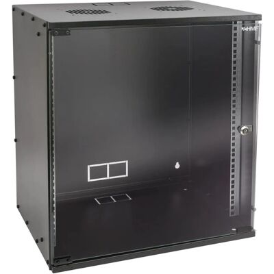 HMF 65712-02 Serverschrank Netzwerkschrank 12HE Unmontiert 19 Zoll Rack Schwarz HMF 65712-02 Serverschrank Netzwerkschrank 12HE Unmontiert 19 Zoll Rack Schwarz
