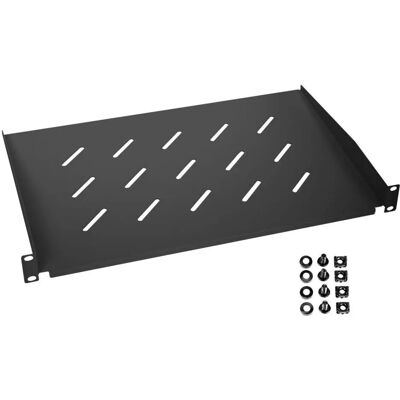 HMF 65499 Fachboden für Serverschrank 19 Zoll 1 HE 300mm Schwarz HMF 65499 Fachboden für Serverschrank 19 Zoll 1 HE 300mm Schwarz