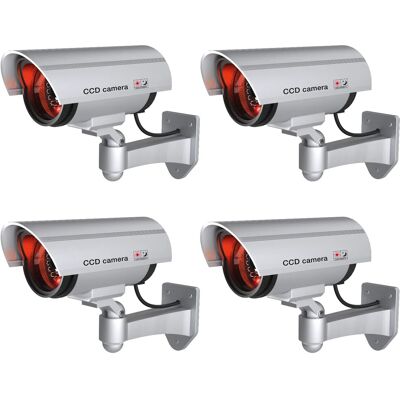 Basi - Kamera-Attrappe - KA 300 - Silber - mit Blinkendem LED-Licht - 4XA1000-0300 Basi - Kamera-Attrappe - KA 300 - Silber - mit Blinkendem LED-Licht - 4XA1000-0300