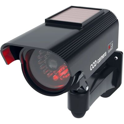 Basi - CCD Solar Kamera-Attrappe - KA 311 - Schwarz - Solarbetrieben - IP 23 Geprüft - 1 Stück - 1000-0311 Basi - CCD Solar Kamera-Attrappe - KA 311 - Schwarz - Solarbetrieben - IP 23 Geprüft - 1 Stück - 1000-0311