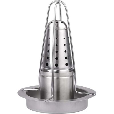 Relaxdays Hähnchenbräter Edelstahl Silber Zerlegbar 1er Pack 23 cm x 18 cm 0.44 kg Relaxdays Hähnchenbräter Edelstahl Silber Zerlegbar 1er Pack 23 cm x 18 cm 0.44 kg