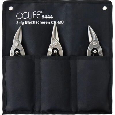 CCLIFE 3-in-1 Cr-Mo Metallschere 300mm mit Skala für Stahl Aluminium Kupfer 2mm CCLIFE 3-in-1 Cr-Mo Metallschere 300mm mit Skala für Stahl Aluminium Kupfer 2mm