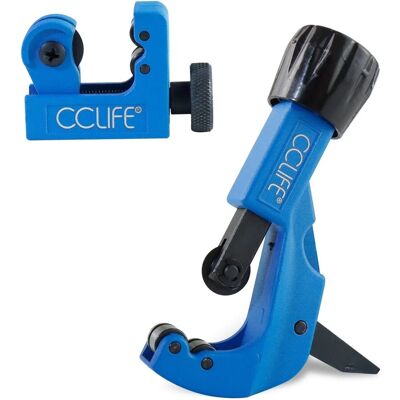 CCLIFE 2tlg Bremsleitung Rohrschneider Rohrabschneider Edelstahl 3 bis 22mm und 3 bis 35mm CCLIFE 2tlg Bremsleitung Rohrschneider Rohrabschneider Edelstahl 3 bis 22mm und 3 bis 35mm