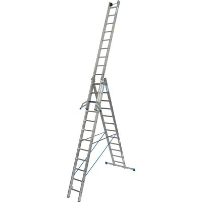 KRAUSE STABILO + S Mehrzweckleiter - 3 Abschnitte, 12 Stufen KRAUSE STABILO + S Mehrzweckleiter - 3 Abschnitte, 12 Stufen