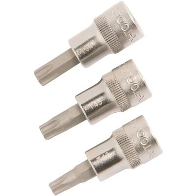 LUX-TOOLS Steckschlüssel Set 3-teilig T40 T45 T50 LUX-TOOLS Steckschlüssel Set 3-teilig T40 T45 T50