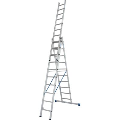 KRAUSE Mehrzweckleiter - 3 Teile, Aluminium, 7650mm KRAUSE Mehrzweckleiter - 3 Teile, Aluminium, 7650mm