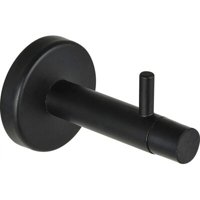 Technik Team - Wandtürpuffer mit Haken - 82 mm - Stahl - schwarz matt - Door stopper Technik Team - Wandtürpuffer mit Haken - 82 mm - Stahl - schwarz matt - Door stopper