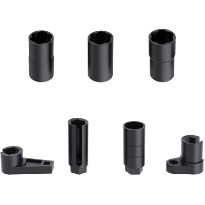 CCLIFE Lambdasonden Werkzeug Set 7-tlg. 22 27 29 mm 1/2 3/8 Zoll CCLIFE Lambdasonden Werkzeug Set 7-tlg. 22 27 29 mm 1/2 3/8 Zoll