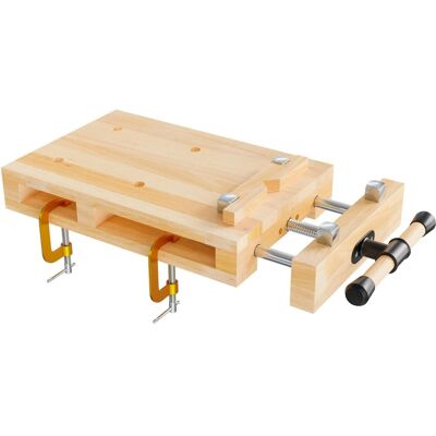 Wiltec - Mini portable carpenter bench - Beech wood - Workbench Wiltec - Mini portable carpenter bench - Beech wood - Workbench