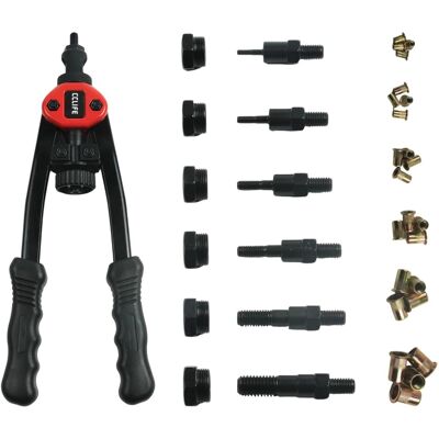 CCLIFE Nietmutternzange Set M3 Bis M10 Inkl 60 Nietmuttern CCLIFE Nietmutternzange Set M3 Bis M10 Inkl 60 Nietmuttern