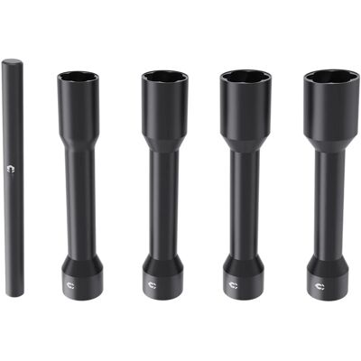 CCLIFE Radmutternentferner Set 5-tlg. 1/2 Zoll 17-22 mm 150 mm CR-MO CCLIFE Radmutternentferner Set 5-tlg. 1/2 Zoll 17-22 mm 150 mm CR-MO