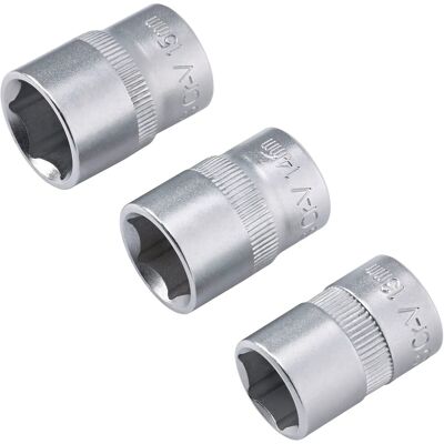 LUX-TOOLS Steckschlüssel Set 3-teilig 13-15 mm LUX-TOOLS Steckschlüssel Set 3-teilig 13-15 mm