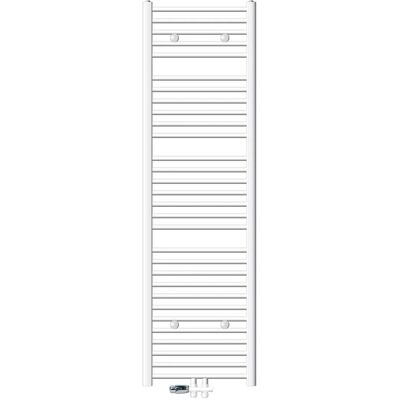 ECD Germany Badheizkörper 500x180 mm Weiß Gerade mit Anschlussgarnitur Durchgang ECD Germany Badheizkörper 500x180 mm Weiß Gerade mit Anschlussgarnitur Durchgang