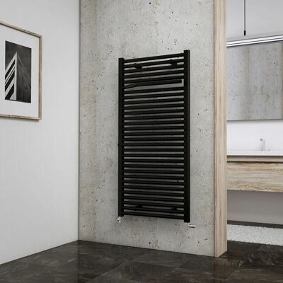 Schulte Design-Heizkörper Miami mit Anschluss von unten 894 W Anthrazit Schulte Design-Heizkörper Miami mit Anschluss von unten 894 W Anthrazit