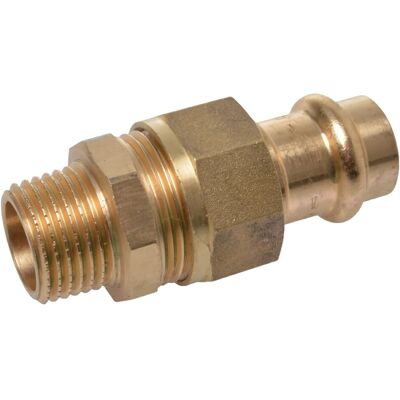 Kirchhoff RG-Verschraubung Flachdichtend 1 Muffe Blank 15 mm x 21 mm (1/2 Zoll AG) Kirchhoff RG-Verschraubung Flachdichtend 1 Muffe Blank 15 mm x 21 mm (1/2 Zoll AG)