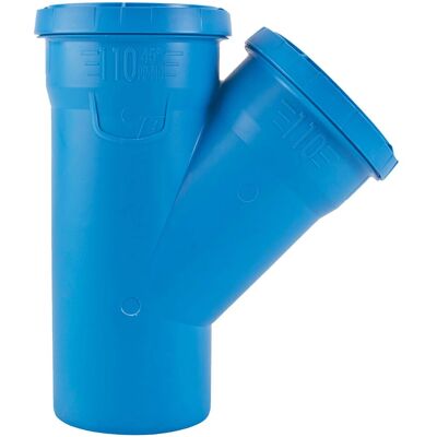 Marley Einfachabzweig dBlue 45° DN 110/50 Marley Einfachabzweig dBlue 45° DN 110/50