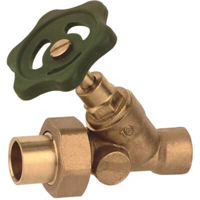 Kirchhoff Schrägsitzventil ohne Entleerung Messing Glänzend 28 mm Kirchhoff Schrägsitzventil ohne Entleerung Messing Glänzend 28 mm