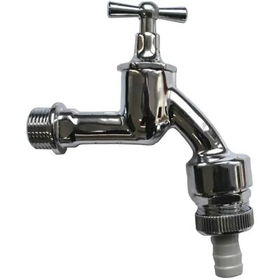 Boni-Shop Auslaufventil 3/4 Zoll Verchromt Knebelventil für Waschmaschinen Boni-Shop Auslaufventil 3/4 Zoll Verchromt Knebelventil für Waschmaschinen