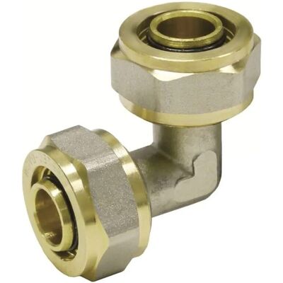 Boni-Shop Schraubfitting Winkel 90 Grad 26 X 3 mm aus Metall Silber Boni-Shop Schraubfitting Winkel 90 Grad 26 X 3 mm aus Metall Silber