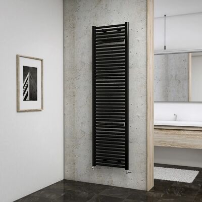 Schulte Design-Heizkörper Miami mit Anschluss von unten 1.067 W Anthrazit Schulte Design-Heizkörper Miami mit Anschluss von unten 1.067 W Anthrazit
