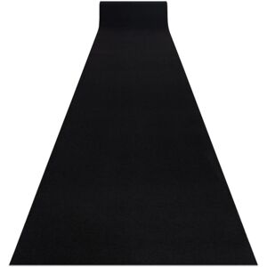 RUGSX Schwarzer Rumba Läufer - Rutschfeste Flurmatte 60x190cm RUGSX Schwarzer Rumba Läufer - Rutschfeste Flurmatte 60x190cm