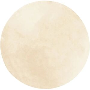vidaXL Teppich HUARTE Kurzflor Weich und Waschbar Creme Ø 200 cm 375050 vidaXL Teppich HUARTE Kurzflor Weich und Waschbar Creme Ø 200 cm 375050
