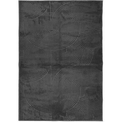 vidaXL Teppich IZA Kurzflor Anthrazit - Teppich vidaXL Teppich IZA Kurzflor Anthrazit - Teppich