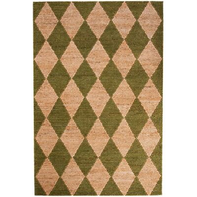 Flair Rugs Kurzflorteppich Effie Jute 120 cm x 170 cm Olive Flair Rugs Kurzflorteppich Effie Jute 120 cm x 170 cm Olive